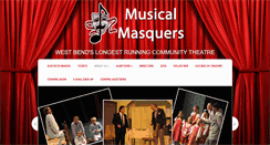 Desktop Screenshot of musicalmasquers.org
