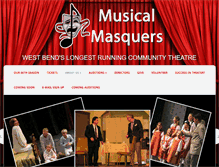 Tablet Screenshot of musicalmasquers.org